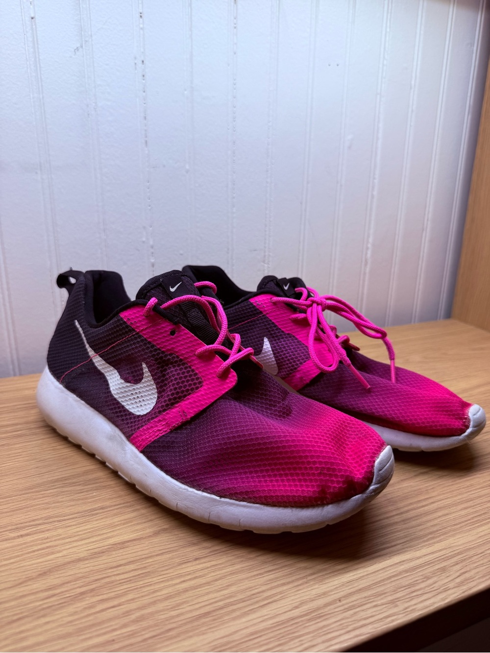 Nike Women’s Hot Pink and Black Lightweight Running Shoes
